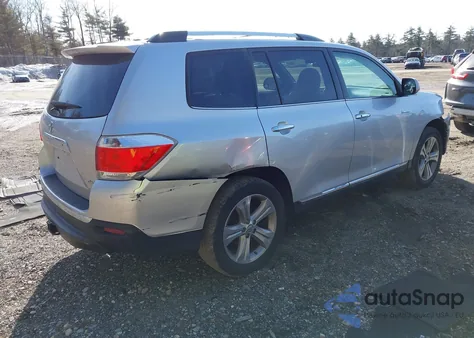 2013 Toyota Highlander Limited V6 from USA, damaged, VIN 5TDDK3EH0DS252295